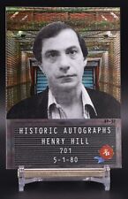 Henry Hill 2023 Historic Autographs The Mob 2 Booking Plate picture