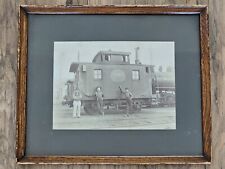 1900 Pennsylvania Lines Railroad Train #7643 Photo Steam Locomotive 3 Engineers picture