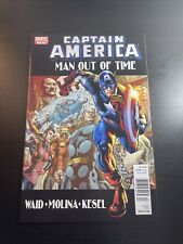 Captain America Man Out Of Time #1 (7.5 VF-) Newsstand Variant  - 2011 picture
