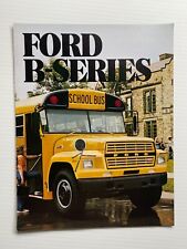 1983 Ford B-Series Buses Sales Brochure  *4 Color Pages* (Original) picture