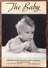 1940s THE BABY METROPOLITAN LIFE INSURANCE ADVERTISING INFORMATION BOOKLET Z5634 picture