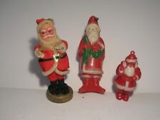 Vintage 1950s Celluloid and Plastic Christmas Santa Lot  picture