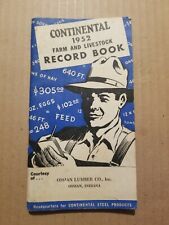 1952 FARM AND LIVESTOCK RECORD BOOK.  picture