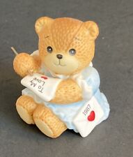 Lucy & Me/Lucy Rigg 1987 Girl Bear Writing Valentines; FREE PRIORITY SHIPPING picture