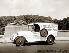 Antique Seemes Truck Advetising Dodge Bros. Autos - c1920 - Historic Photo Print picture