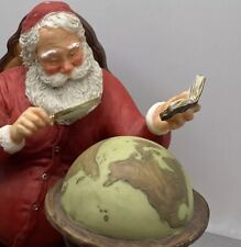 Christmas Santa Claus Figure Whitley Bay Hand Painted Limited Made Italy VTG picture