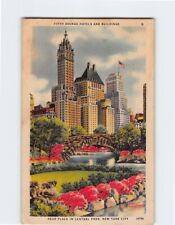 Postcard Fifth Avenue Hotels And Buildings In Central Park, New York City, N.Y. picture