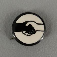 SNCC Student Non-Violent Coordinating Committee B&W Handshake Cause Pinbk Button picture