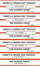 Five Jukebox Title Strips - Pat Boone: 