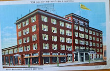 LASALLE, ILLINOIS   Hotel Kaskaskia     Vintage Postcard picture