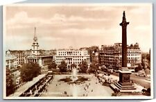 RPPC Postcard Trafalgar Square City of Westminster London, England #H7024  G 3 picture