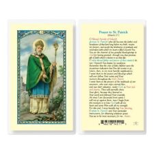 St. Patrick LAMINATED Holy Card, 25-Pack picture