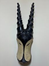 hand carved Animal/Antelope helmet African tribal mask 26