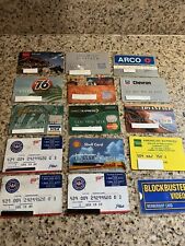 Lot Of 15 Expired Mixed Vintage Charge Cards As Photographed picture