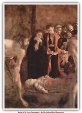 Burial of St. Lucy Caravaggio picture