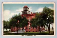 Phoenix AZ-Arizona, City Hall, Antique Vintage Souvenir Postcard picture