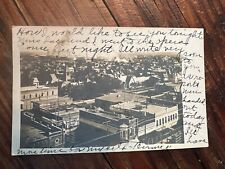 Vintage 1906 Real Photo Postcard -  Aerial View Alpine Texas picture