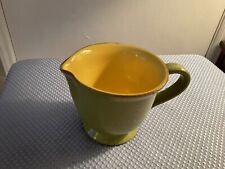 Vintage Vietri Large Creamer Green Italy  #34 picture