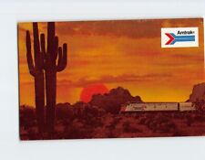 Postcard Amtrak's Train Sunset Desert Scene picture