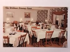   The Willows Hotel Restaurant And Cottages Dining Room Postcard picture