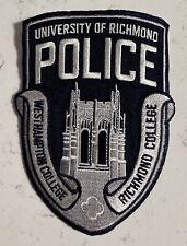 New style University Of Richmond Police Patch picture