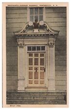Vintage Wentworth Gardner Doorway Portsmouth NH Postcard Unposted Divided Back picture