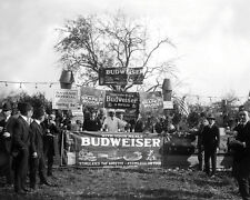 1935 Budweiser Lodge BBQ Photo 8X10 - Signs Beer Fraternal picture