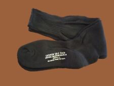 NEW MILITARY CUSHION SOLE WOOL BLEND SOCKS U.S.A MADE BLACK SMALL picture