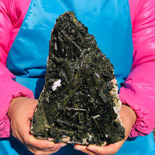 5.19LB Natural Greentourmaline Crystal gemstone rough mineral specimen picture