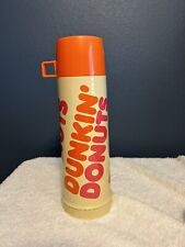 Dunkin Donuts Thermos 1980's King-Seeley Tall Travel Mug  #84A73 
