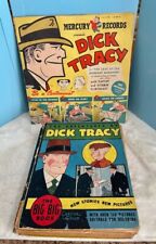 Lot of 2 DICK TRACY 1947 2-Record Cartoonist Set & 1934 Big Big Book RARE  picture
