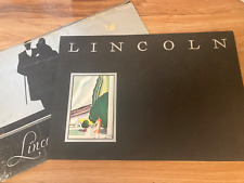 1928-1929 Lincoln Motor Cars Salon Models Showroom Catalog with Envelope RARE picture