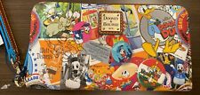 2024 Disney Dooney & Bourke Donald Duck 90th Anniversary Wristlet Wallet NEW picture