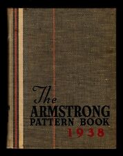 1938 THE ARMSTRONG PATTERN BOOK for SALESMAN Floor Covering LINOLEUM Rugs 356pp  picture