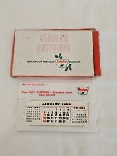 1964 Sinclair Gas Rupp Brothers Complete Calendar W/Christmas Box Cherokee Iowa picture