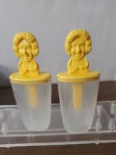 Vintage Ronald McDonald Popsicle Molds Yellow Face 1980 Set of 2 picture