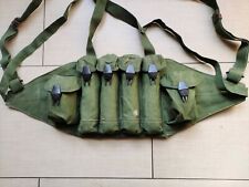 Original Surplus Chinese Type 85 Chest Rig Ammo Pouch Mag Pouch Marked 1987 picture