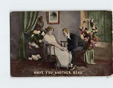 Postcard Have You Another Beau with Lovers Picture picture
