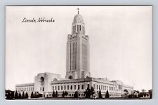 Lincoln NE-Nebraska, Aerial Of Building, Antique, Vintage Souvenir Postcard picture