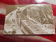 a Vintage Postcard Old Railroad Photo Train At Emigrant Gap Master Photographers picture