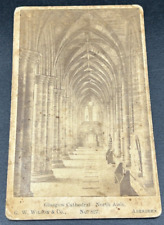Glasgow Cathedral - North Aisle - Cabinet Card- G.W. Wilson - Aberdeen, Scotland picture