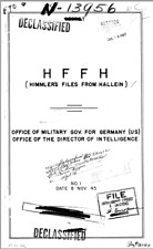 38 Page HFFH Himmler's Files From Hallein Plans For Russia USSR Translated on CD picture