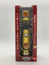 New Vintage Wayne 8” Shell Gas Pump 1996 Replica by GearBox Collectibles NIB picture