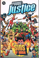 Young Justice: Sins of Youth by Peter David, 1st Print 2000, TPB DC Comics OOP picture
