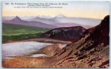 Mt. Washington, Three Finger Jack, Mt. Jefferson, Mt. Hood & the Crater, Oregon picture
