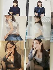 Amatsu sama and yom tights palette limited photo card 6 complete set rare marina picture