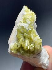 61g Beautiful Green Tourmaline bunch With Albite From pakistan  picture