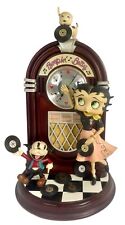 The Jukebox Betty 12” Clock Boopin’ Betty Boop Danbury Mint 2003 READ picture