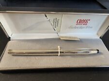 CROSS STERLING SILVER ROLLERBALL- BOX PAPERS SELECT TIP NIB picture