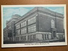 Postcard Woodlawn PA - Harding High School picture